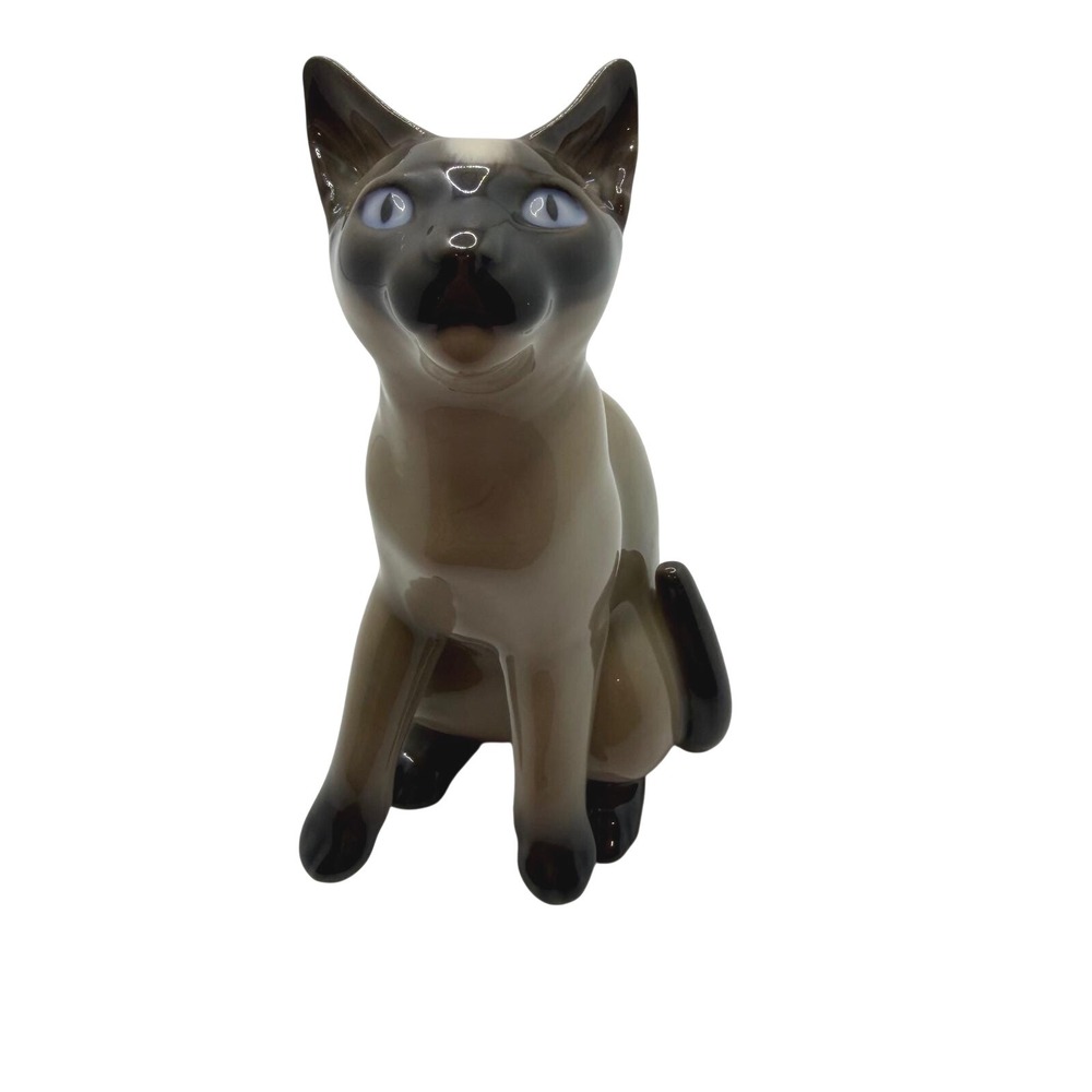 B&G Royal Copenhagen Siamese Cat Figurine Porcelain Denmark # 2209 Vtg